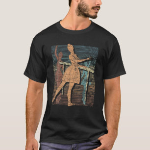T-shirt Ballerina Ballet Danse Ballet Danse Balle Rétro Ba
