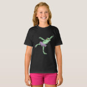 T-shirt Ballerina de grenouille danse ballet (Devant entier)