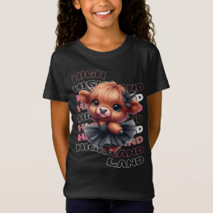 T-Shirt Ballerina de la vache des Highlands - animal de Ka