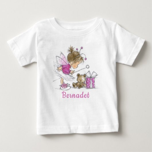 T-shirt Ballerina Fairy Baby (Devant)