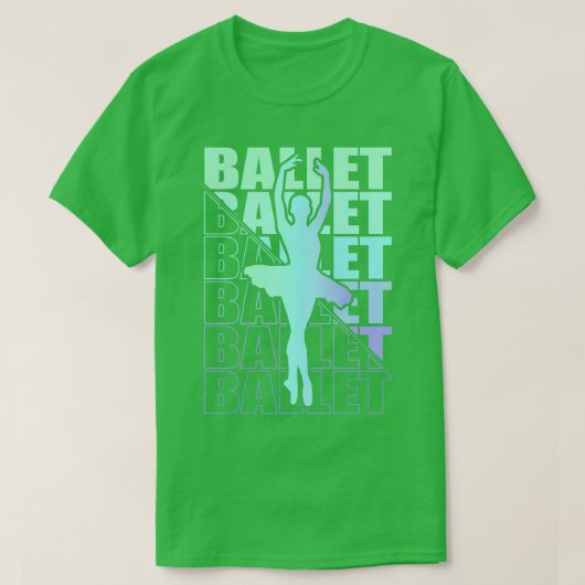 T-shirt Ballerina Fille Ballet Danse Danse 13 (Design devant)