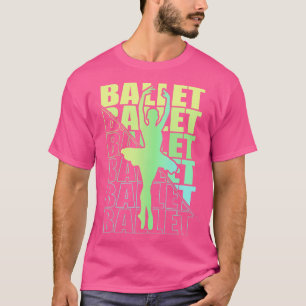 T-shirt Ballerina Fille Ballet Danse Danse 16