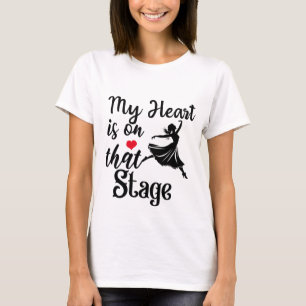 T-shirt Ballerina Maman Tee, Danse Maman Chemise
