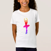 T-Shirt Ballerina Pink Nutcracker Ballet Dancer Fille (Devant)