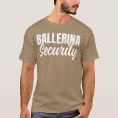 T-shirt Ballerina Security Fundy Matching Parents Trick Or (Devant)