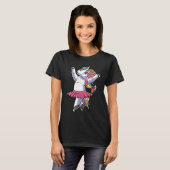 T-shirt Ballerina Unicorn Ballet Dance Dancing Danseuse (Devant entier)