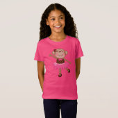 T-Shirt Ballerine de singe (Devant entier)