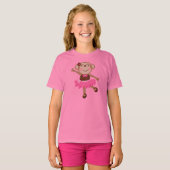 T-shirt Ballerine de singe (Devant entier)