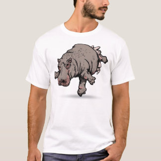 T-shirt Ballerine d'hippopotame