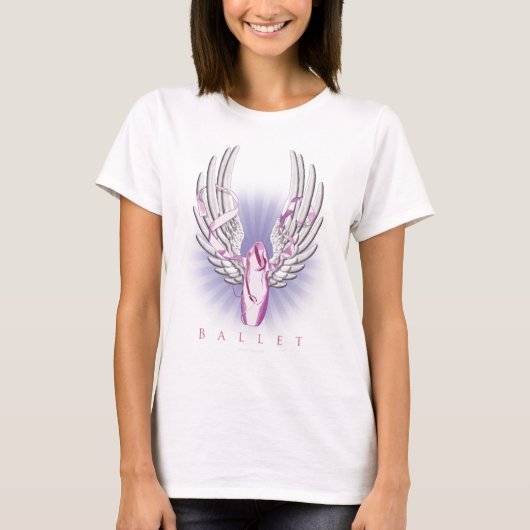 T-shirt Ballet à ailes (danse) (Devant)