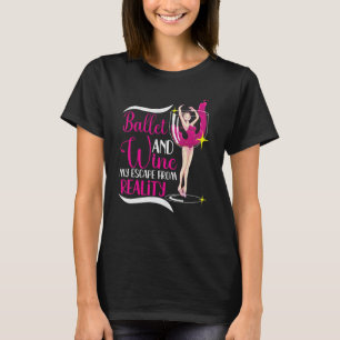 T-shirt Ballet Ballerina Danse Danse Danse Ballet Hobby