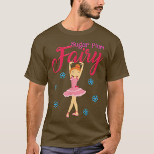 T-shirt Ballet Ballerina Danse Noël Sugar Plum Fée