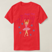 T-shirt Ballet Ballerina Danse Noël Sugar Plum Fée (Design devant)