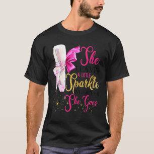 T-shirt Ballet Ballerina Pointe Chaussures Elle Feuille Sp