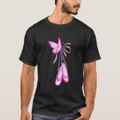 T-shirt Ballet Chaussures Papillon Danse Cool Danse Baller (Devant)