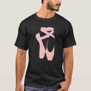 T-shirt Ballet Dancer Pointe Chaussure Ballerina Dancing B
