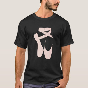 T-shirt Ballet Dancer Pointe Shoes Ballerina Dancing Women