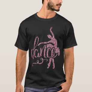 T-shirt Ballet Danse Ballerina Femmes Filles Enfants