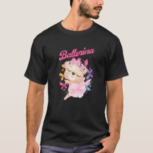 T-shirt Ballet Danseur Ours Ballerina Musique Ballet Point