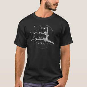 T-shirt Ballet de danseuse papillon