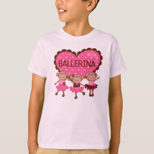 T-shirt Ballet de singe