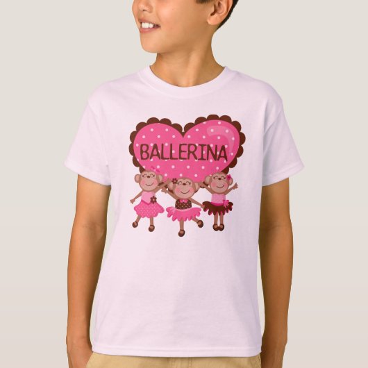 T-shirt Ballet de singe (Devant)