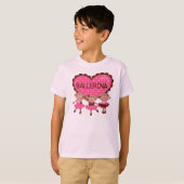 T-shirt Ballet de singe (Devant entier)