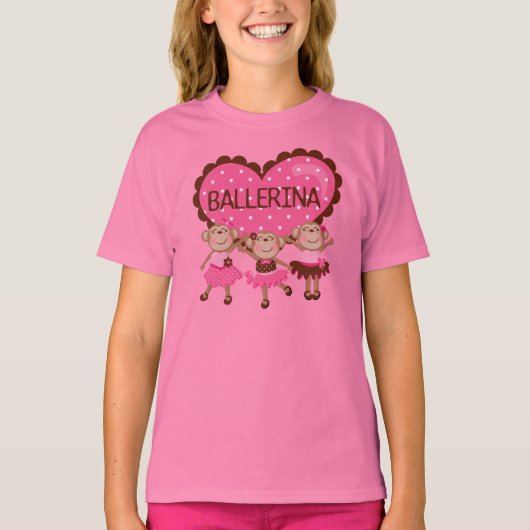 T-shirt Ballet de singe (Devant)
