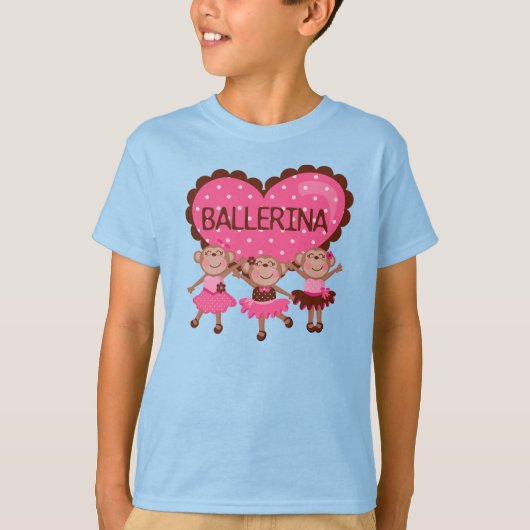 T-shirt Ballet de singe (Devant)