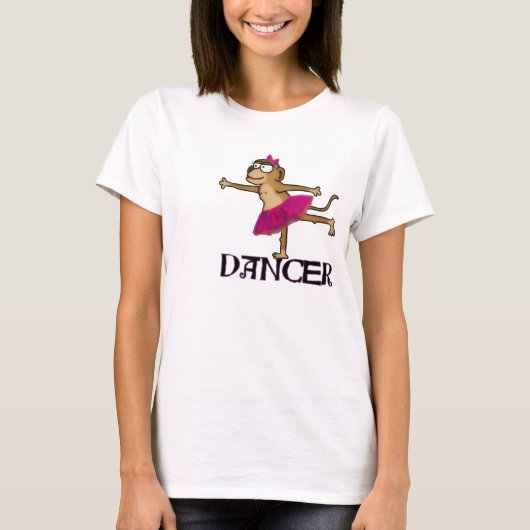 T-shirt Ballet de singe (Devant)