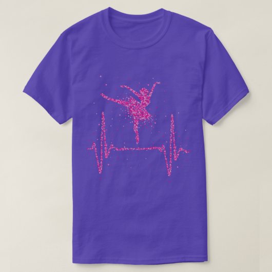 T-shirt Ballet Heartbeat Ballet School Dancing (Design devant)