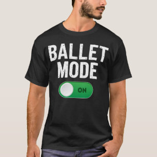 T-shirt Ballet Mode Danse Sur Danse Ballerina