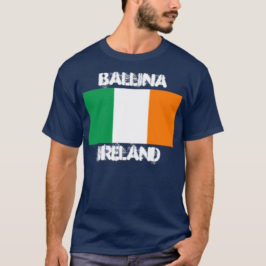 T-shirt Ballina, Irlande (River Moy, County Mayo) (Devant)