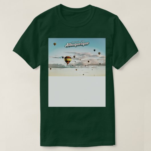 T-shirt Ballon à air chaud Albuquerque 4 (Design devant)