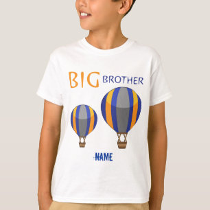 T-shirt Ballon à air chaud de frère personnalisé