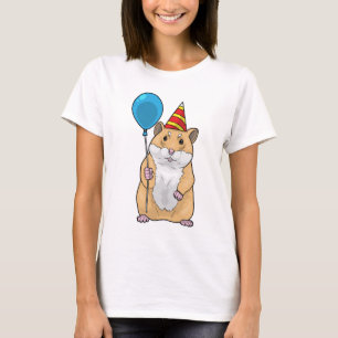 T-shirt Ballon d'anniversaire pour hamster