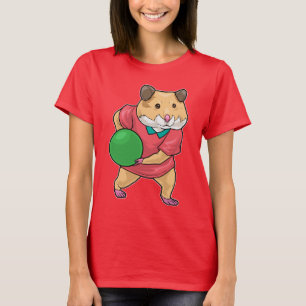 T-shirt Ballon de bowling Hamster