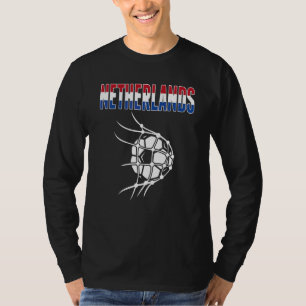 T-shirt Ballon de foot néerlandais dans le filet Soutene