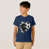 T-shirt Ballon de football éclatant (Devant entier)