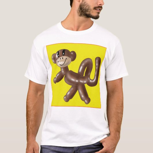 T-SHIRT BALLON DE SINGE (Devant)