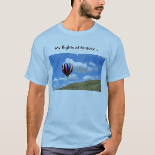 T-shirt - ballon over heuvels