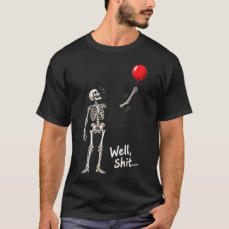 T-shirt Ballon squelette humour Halloween