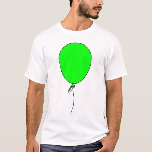 T-shirt Ballon (vert) (Devant)