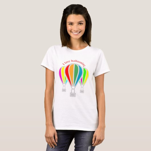 T-shirt Ballons à air chaud (Devant entier)