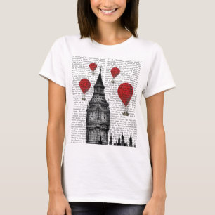 T-shirt Ballons Big Ben et Red Hot Air