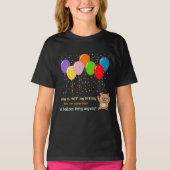 T-shirt Ballons colorés et un ours heureux (Devant)