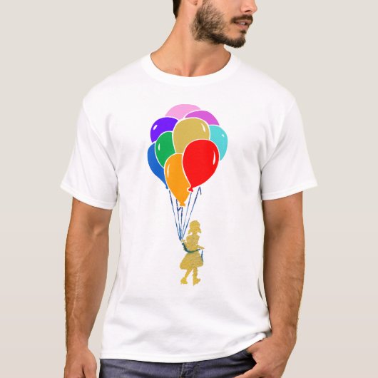 T-shirt ballons d'arc-en-ciel (Devant)