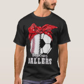 T-shirt Ballons de baseball de base-ball (Devant)