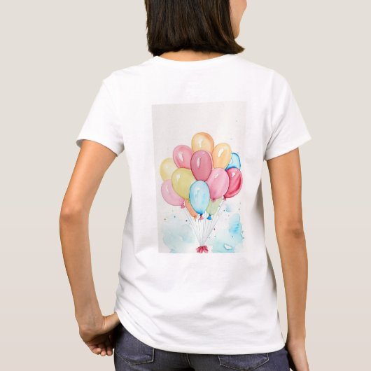 T-shirt Ballons de fête (Dos)