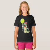T-shirt Ballons de Noël de la chenille (Devant entier)